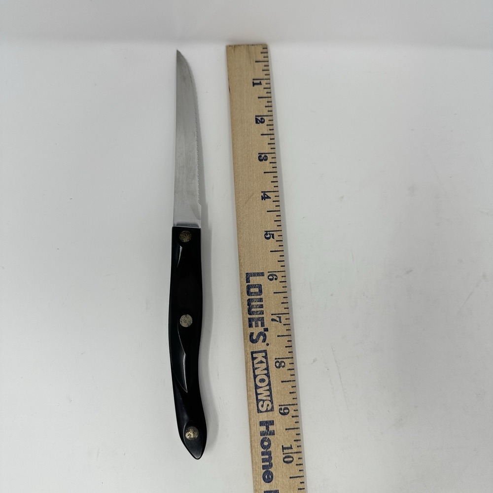 Cutco 1721 KB Trimmer Knife Serrated Edge Classic Dark Brown Handle USA
